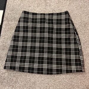 blue rain fitted skirt